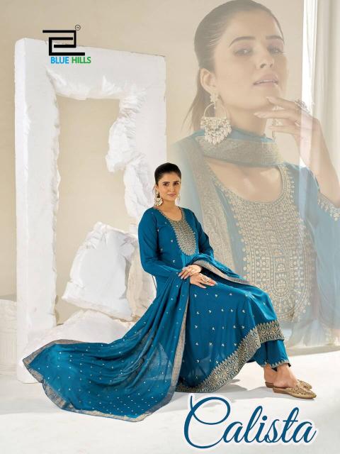 Blue hills calista anarkali daily wear kurtis wholesale
